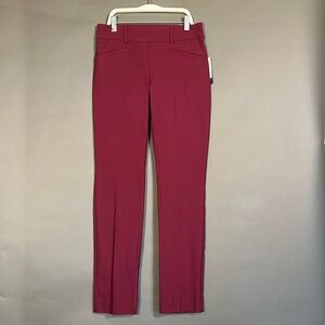 Reitman’s pants “The Iconic” size 4P, burgundy, stretch, straight leg